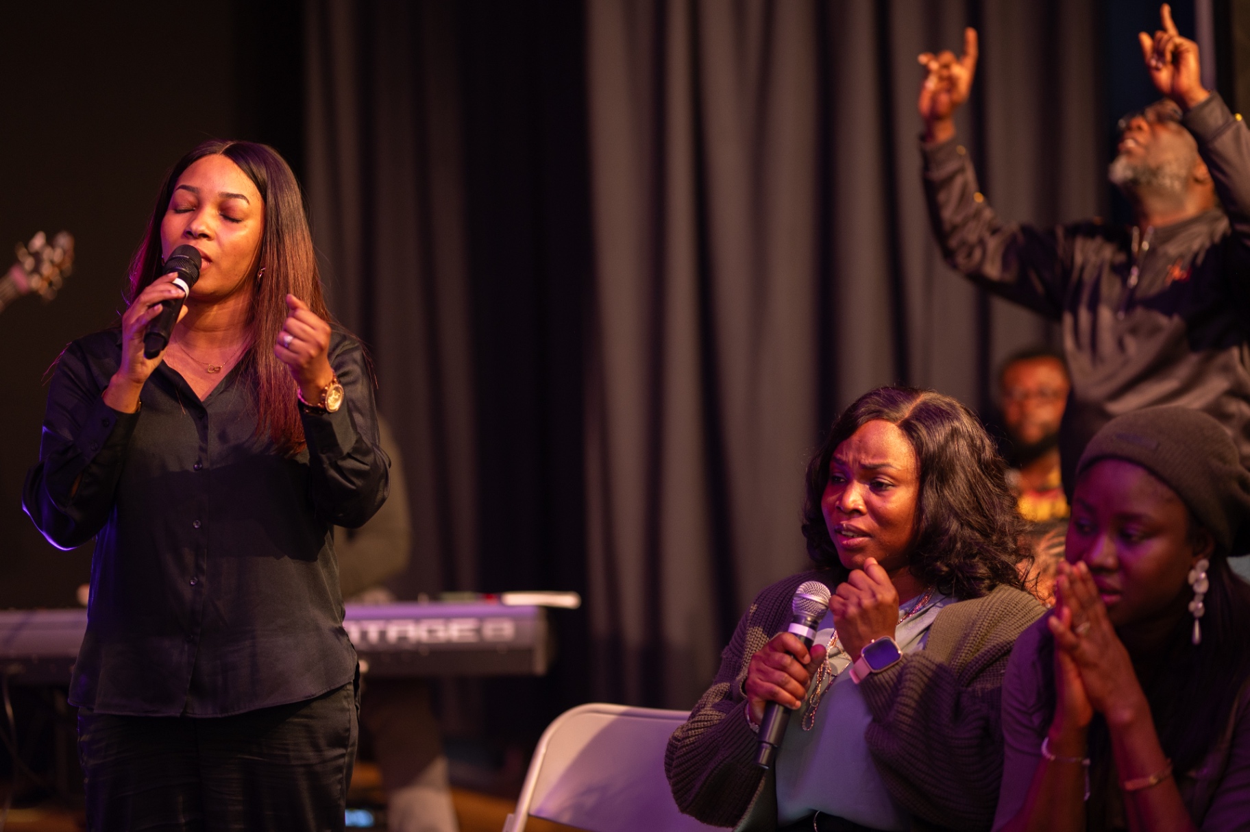 Worshippers at a previous Psalms Praise and Prophecies gathering