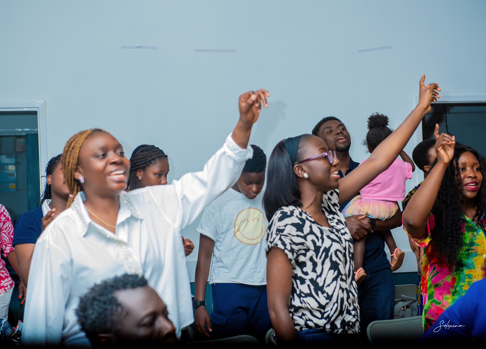 Worshippers at a previous Psalms Praise and Prophecies gathering